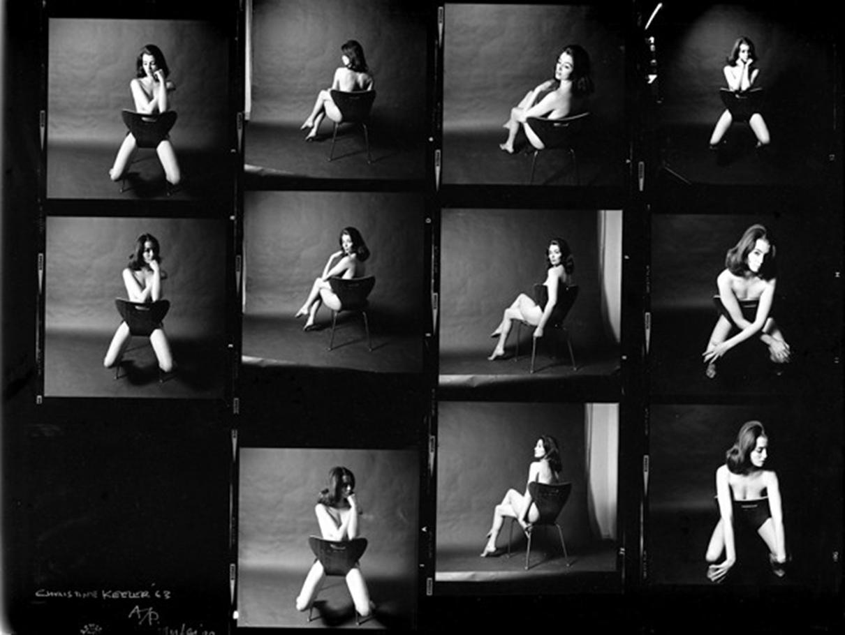 Image result for christine keeler photo, chair