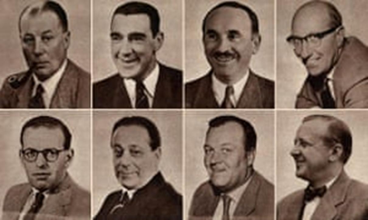 The eight journalists who died in the Munich air disaster.