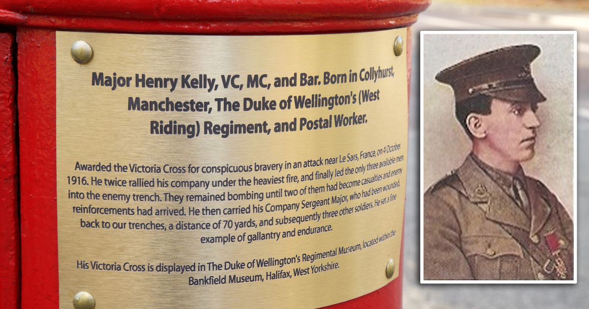 Collyhurst World War One Victoria Cross hero has postbox dedicated ...