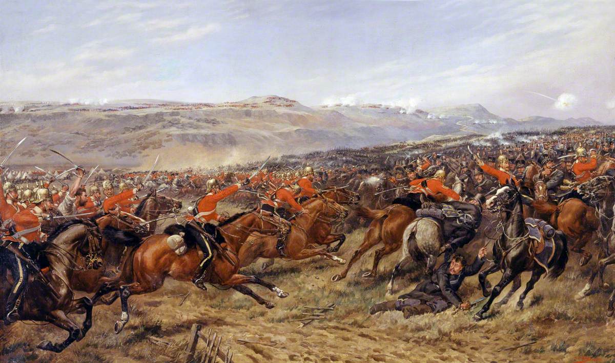The Charge of the Heavy Brigade at the Battle of Balaclava, 25 October 1854  | Art UK