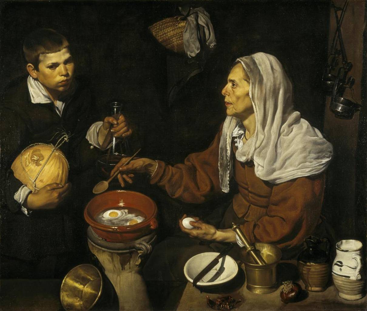An Old Woman Cooking Eggs | The Frick Collection